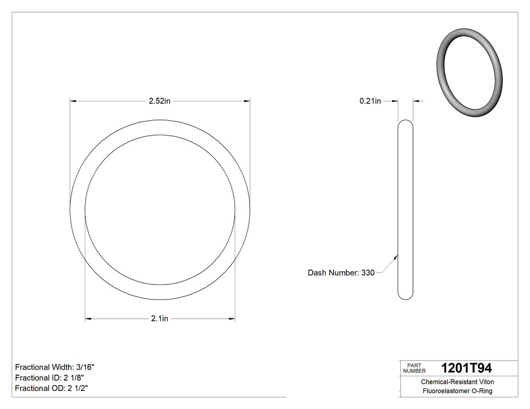 Technical drawing - 1201T94